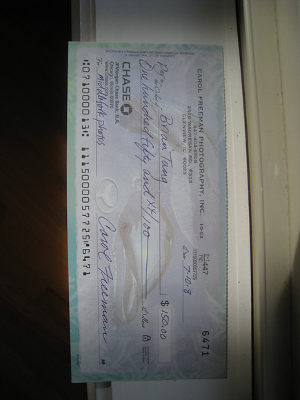 1st paycheck